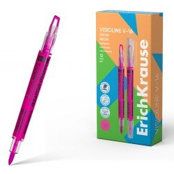1 Evidenziatore doppia punta ErichKrause Visioline V-16 Zoom Neon, colore inchiostro: Rosa 1 Evidenziatore doppia punta ErichKrause Visioline V-16 Zoom Neon, colore inchiostro: Rosa