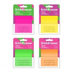 Post-it per Appunti adesivi in plastica ErichKrause Neon, 75X75 mm, 50 fogli, assortiti Post-it per Appunti adesivi in plastica ErichKrause Neon, 75X75 mm, 50 fogli, assortiti