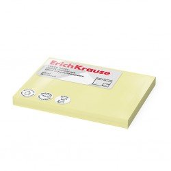 Post-it - Sticky notes ErichKrause 100х75 mm, 100 fogli, giallo Post-it - Sticky notes ErichKrause 100х75 mm, 100 fogli, giallo