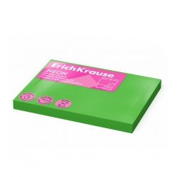 Post-it - Sticky notes ErichKrause 100х75 mm, 100 fogli, Verde Fluo Post-it - Sticky notes ErichKrause 100х75 mm, 100 fogli, Verde Fluo