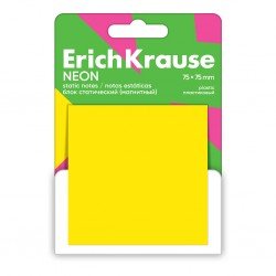 Post-it  ErichKrause Neon, 75х75 mm, 50 fogli, Giallo Post-it  ErichKrause Neon, 75х75 mm, 50 fogli, Giallo