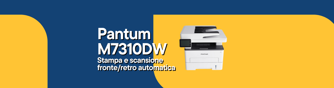 Scansione fronte/retro automatica: ecco la stampante Pantum M7310DW Scansione fronte/retro automatica: ecco la stampante Pantum M7310DW