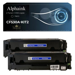 2 Toner Compatibili per HP CF530A-3A 205A Nero