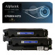 2 Toner ad Alta Capacità Compatibili per HP CF530X 205X Nero 2 Toner ad Alta Capacità Compatibili per HP CF530X 205X Nero