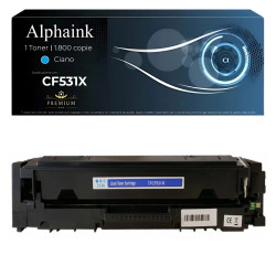 Toner Alta Capacità Compatibile per HP CF531X 205X Ciano