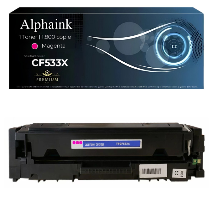 Toner Compatibile per HP CF533X 205X Magenta Toner Compatibile per HP CF533X 205X Magenta