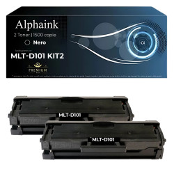 2 Toner Samsung MLT-D101 SU696A Nero Compatibili – Alphaink