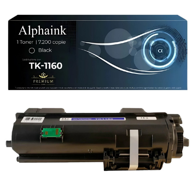 Toner Kyocera Mita TK-1160 Nero Compatibile Alphaink Toner Kyocera Mita TK-1160 Nero Compatibile Alphaink