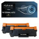 2 Toner Brother TN-2320XL TN2320XL Alta Capacità Nero Compatibili Alphaink 2 Toner Brother TN-2320XL TN2320XL Alta Capacità Nero Compatibili Alphaink