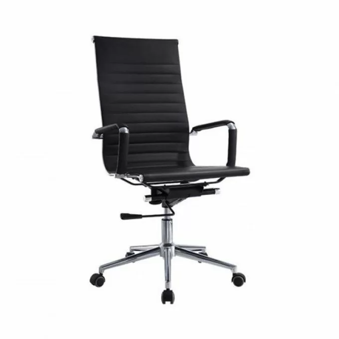 Sedia da ufficio regolabile in altezza con Braccioli fissi Base in metallo Nero Serie Pro OF1700