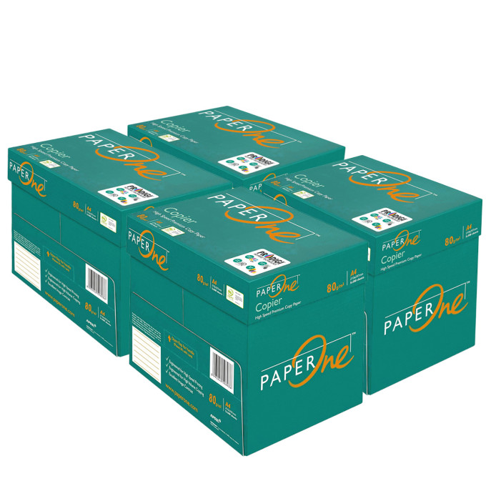 Carta A4 PaperOne Copier 80gr - 20 risme per fotocopie e stampe professionali Carta A4 PaperOne Copier 80gr - 20 risme per fotocopie e stampe professionali