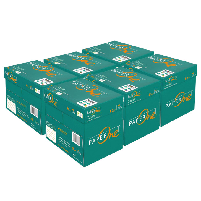 Carta A4 PaperOne Copier 80gr - 30 risme per fotocopie e stampe professionali Carta A4 PaperOne Copier 80gr - 30 risme per fotocopie e stampe professionali