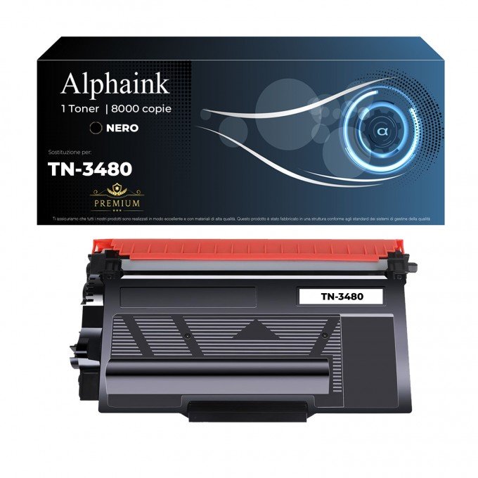 Toner Brother TN-3480 Nero Compatibile Toner Brother TN-3480 Nero Compatibile