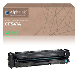 Toner rigenerato da originale HP CF541A 203A Ciano
