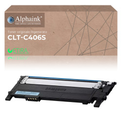 Toner rigenerato da originale Samsung CLT-C406S ST984A Ciano