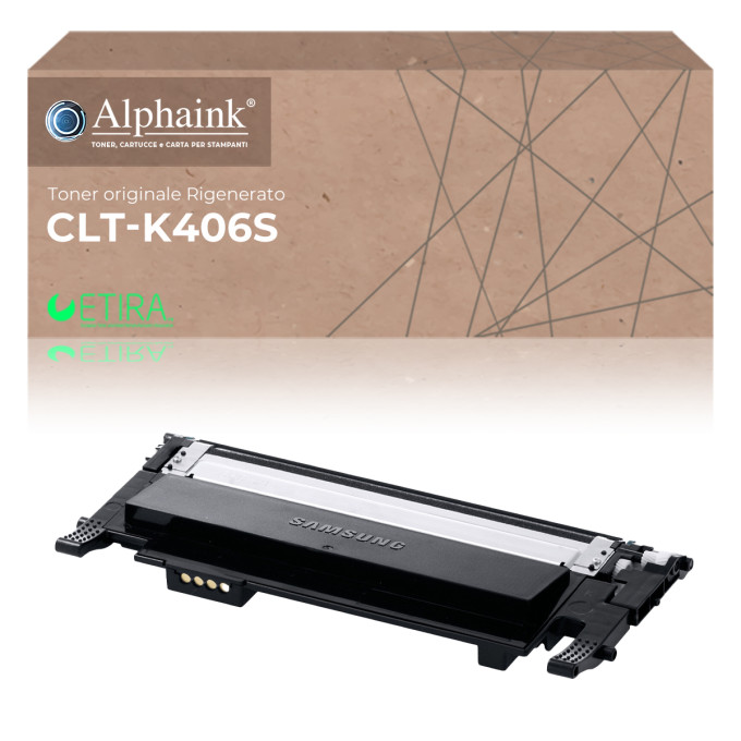 Toner Originale Rigenerato Samsung CLT-K406S SU118A Nero