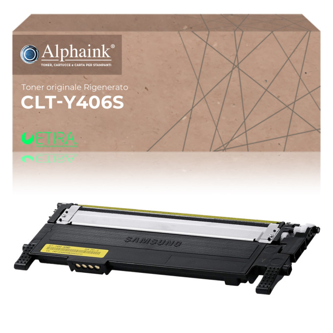 Toner Originale Rigenerato Samsung CLT-Y406S SU462A Giallo