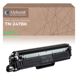 Toner rigenerato da originale Brother TN-247-BK Nero