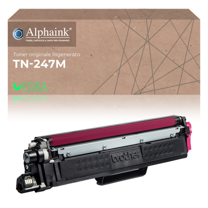 Toner Originale Rigenerato Brother TN-247-M Magenta Toner Originale Rigenerato Brother TN-247-M Magenta