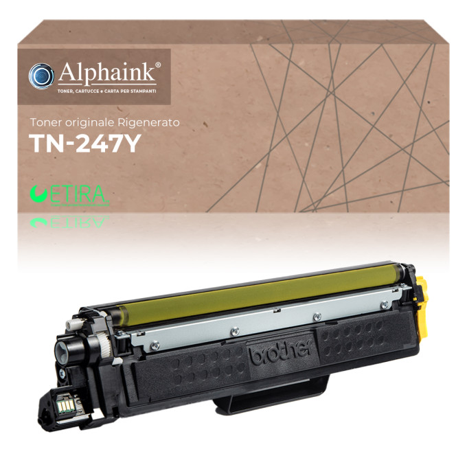 Toner Originale Rigenerato Brother TN-247-Y Giallo Toner Originale Rigenerato Brother TN-247-Y Giallo
