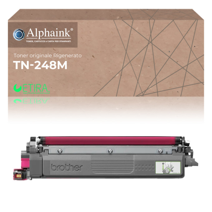 Toner Originale Rigenerato Brother TN-248-M Magenta Toner Originale Rigenerato Brother TN-248-M Magenta