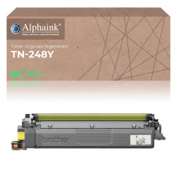 Toner rigenerato da originale Brother TN-248-Y Yellow