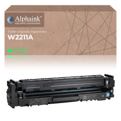Toner rigenerato da originale per HP W2211A 207A Ciano