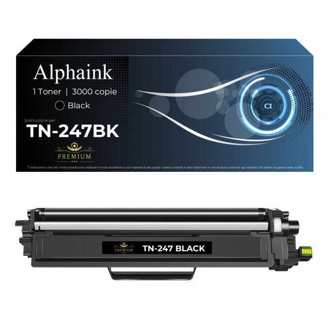 Toner Brother TN-247-BK Nero  CON CHIP Compatibile