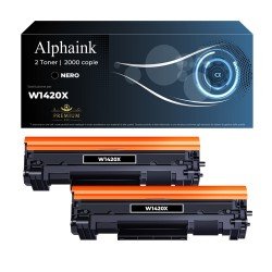 2 Toner HP W1420X 142X NO CHIP Nero Compatibile 2 Toner HP W1420X 142X NO CHIP Nero Compatibile