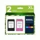  Cartuccia HP 305XL Nera + 305XL Colore Rigenerata