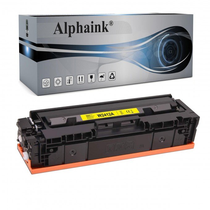 Toner per HP W2412A 216A Giallo NO CHIP Compatibile