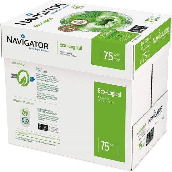 5 risme di carta A4 Navigator 75gr a 12,90€
