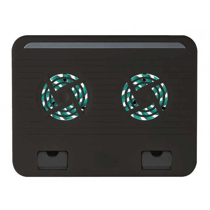 Base di raffreddamento USB Trust Cyclone per laptop fino a 16" - 2 ventole silenziose - 8 posizioni regolabili - Colore nero