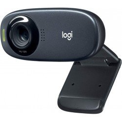 Logitech C310 Webcam HD 720p - 5Mpx - USB 2.0 - Microfono Integrato - Angolo di Visione 60º - Messa a Fuoco Fissa - Cavo 1.50 - Colore Nero