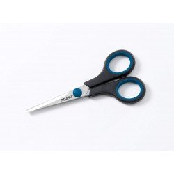 Forbici da Ufficio in Acciaio Temperato con Manico Comodo 14 cm - Lame Affilate - Manici Rivestiti in Gomma