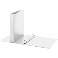 Favorit Raccoglitore, 22 x 30 cm, 4 Anelli Tondi da 30 mm, Bianco