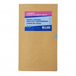 Blasetti foglio in carta Kraft avana per imballaggio - 80cm x 120cm 
