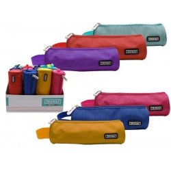 1 Astuccio rotondo Ingraf Mediterraneo - Design elegante - Materiale robusto - Chiusura sicura - Ideale per l'uso quotidiano - Facile da pulire - Compatto e leggero con Colori assortiti