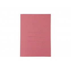 50 Cartelle con 3 Lembi in Robusto Cartoncino da 190gr Colore Rosso