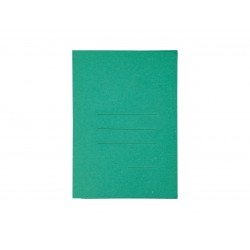 50 Cartelle con 3 Lembi in Robusto Cartoncino da 190gr Colore Verde