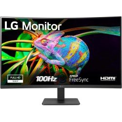 LG Monitor LED 31.5" Curvo LED FullHD 100Hz FreeSync - Risposta 5ms - Angolo di visione 178º - 16:9 - HDMI, VGA - VESA 100x100