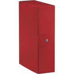 Esselte C28 EUROBOX Cartella per Progetti - 25 x 35 cm - Dorso 8 cm - Rosso - Confezione da 1