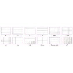 Quaderno One Color con spirale formato A4 - Blasetti Rigatura 1R - Confezione da 5 - 80gr