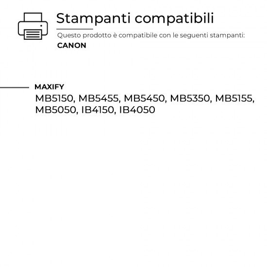 Cartuccia Canon PGI-2500C 9301B001 Ciano Compatibile