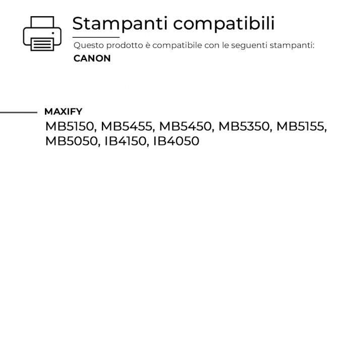 Cartuccia Canon PGI-2500C 9301B001 Ciano Compatibile