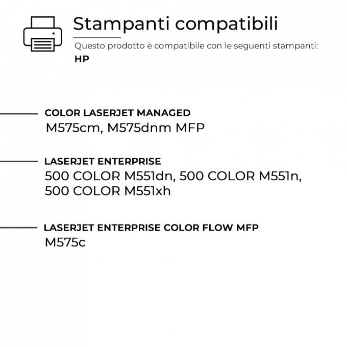 Toner HP CE402A 507A Giallo Compatibile