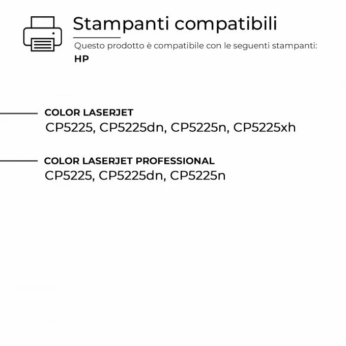 Toner HP CE741A 370A Ciano Compatibile