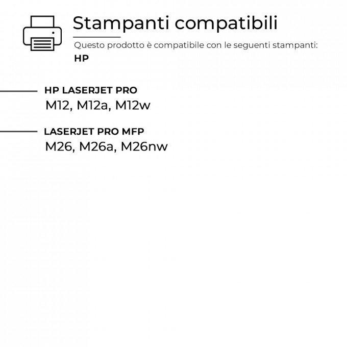 Toner HP CF279A 79A Nero Compatibile