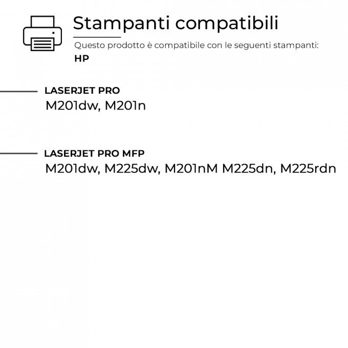 Toner HP CF283X 83X Nero Compatibile