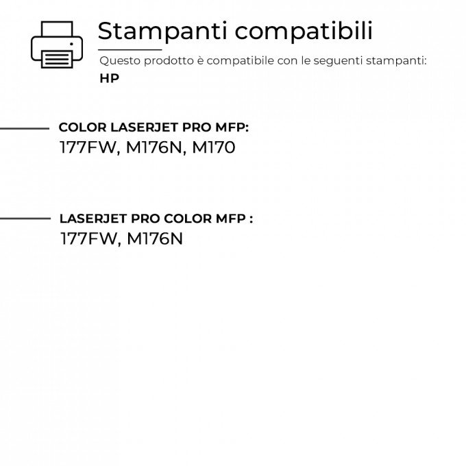 Toner HP CF352A Giallo Compatibile